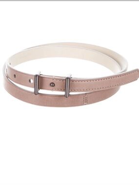 Reed Krakoff Skinny Mauve Leather Belt